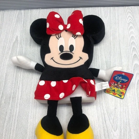 Minnie Mini Mouse 13” Disney/Sega FLAT Plush Stuffed Toy RARE Prize Redemption - Picture 4 of 5